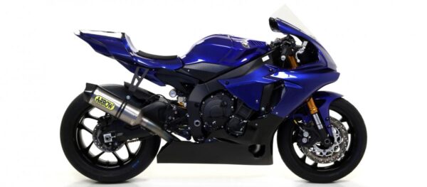 YAMAHA YZF R117 COMPETITION FULLTITANIUM FULL SYSTEM WITH DIA.60 RACE-TECH SILENCER WITH CARBON END CAP