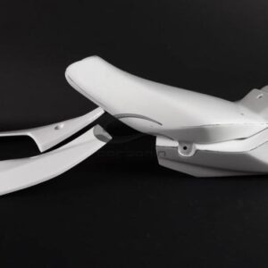 Suzuki GSX-R1000 2017 - 2018 single race seat with fuel tank panels (4 pcs, 1 Dzus) Avio Fiber