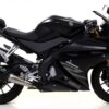 YAMAHA YZF-R125 17-18 PRO-RACE NICHROM SILENCER WITH DB KILLER WITH WELDED LINK PIPE FOR ARROW COLLECTOR