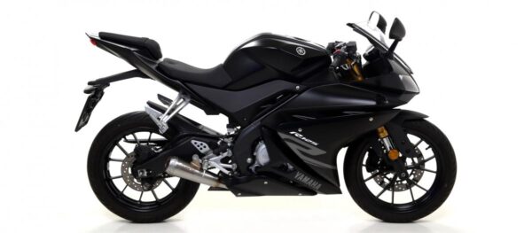 YAMAHA YZF-R125 17-18 PRO-RACE NICHROM SILENCER WITH DB KILLER WITH WELDED LINK PIPE FOR ARROW COLLECTOR