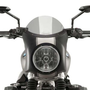 WINDSHIELD BMW R NINE T SCRAMBLER 16-17- C/SMOKE