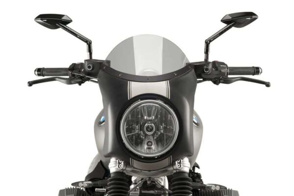 WINDSHIELD BMW R NINE T SCRAMBLER 16-17- C/SMOKE