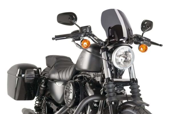 WINDSHIELD NEW GENERATION HARLEY SPORTSTER C/FUME