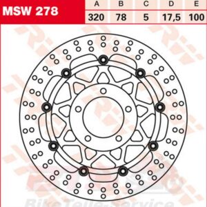 Trw Lucas brake disc floating