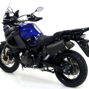 YAMAHA XT 1200Z 10/16 HOMOLOGATED MAXI RACE-TECH ALUMINIUM DARK SILENCERWITH CARBON END CAP
