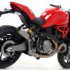 DUCATI MONSTER 82118 TITANIUM PRO-RACESILENCER WITH WELDED LINK PIPE FORORIGINAL COLLECTORS