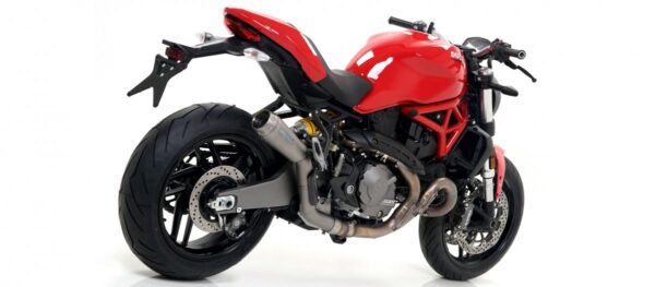 DUCATI MONSTER 82118 TITANIUM PRO-RACESILENCER WITH WELDED LINK PIPE FORORIGINAL COLLECTORS