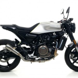 HUSQVARNA VITPILEN 70118/19 HOMOLOGATED TITANIUM PRO-RACE SILENCER WITH CARBONEND CAP AND WELDED LINK PIPE