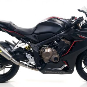 HONDA CB 650R 19-CBR 650R 19 HOMOLOGAT ED X-KONE NICHROM SILENCER WITH CARBNONEND CAP FOR ORIGINAL COLLECTORS