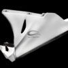 BMW S 1000 RR 2015 - 2018 lower fairing (big radiator, 6 Dzus) Avio Fiber