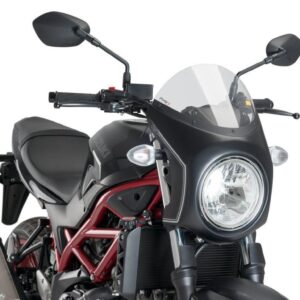 SEMIFAIRING MATT BLACK SUZUKI SV650 16- C/SMOKE