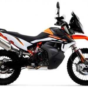 KTM 790 ADVENTURE 19 RACE TECH HOMOLO.TITANIUM EXHAUST WITH WELDED LINK PIPEAND CARBON ENDCAP