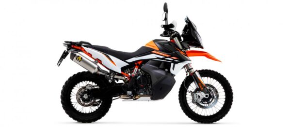 KTM 790 ADVENTURE 19 RACE TECH HOMOLO.TITANIUM EXHAUST WITH WELDED LINK PIPEAND CARBON ENDCAP