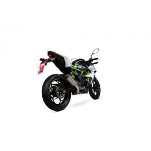 Kawasaki Z125 2018-2023 Red Power Slip-on Titanium Sleeve