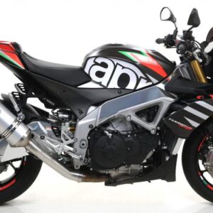APRILIA RSV4 1100 FACTORY 19 HOMOLOG.ALUMINIUM EXHAUST WITH CARBON ENDCAP FOR ARROW LINKPIPE AND ORIGINAL COLLECTORS