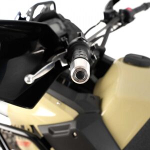 Stainless Bar Ends, KLR650 22-, ZZR1400 06-, ZX-7R, GTR1400, Z1000 10-, Z1000R 17-, Z1000SX, Ninja 1000SX 20-, Versys 1000 12-18, ER6 12-, Ninja 400R, Ninja 125, Monster S4 01-03, WK/CF Moto 650i / R.