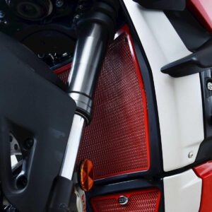 Radiator & Oil Cooler Guard Set TITANIUM - Ducati Streetfighter V4(S) 20- / Panigale V4R 19- / V4(S) 18- / Speciale 18-
