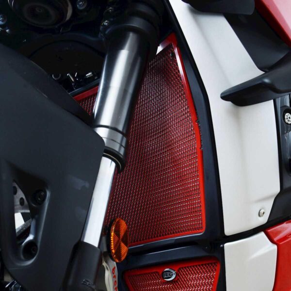 Radiator & Oil Cooler Guard Set TITANIUM - Ducati Streetfighter V4(S) 20- / Panigale V4R 19- / V4(S) 18- / Speciale 18-