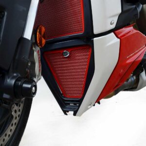 Oil Cooler Guard TITANIUM - Ducati Streetfighter V4(S) 20- / Panigale V4R 19- / V4(S) 18- / Speciale 18-