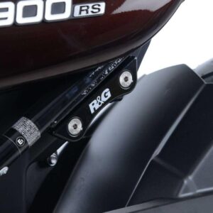 Rear Footrest Plate (single, BLACK, left side), Kawasaki Z900RS