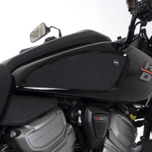 Harley-Davidson Pan America (Special) 21- Tank Traction Grips : BLACK 2-Grip Kit