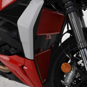 Radiator Guards, Upper & Lower, RED - Ducati Streetfighter V2 22-