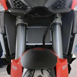 Radiator & Oil Cooler Guard Set (of three) TITANIUM - Ducati Multistrada V4 (S) (Sport) 21-