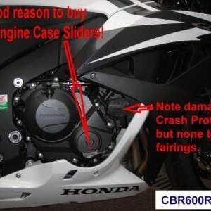 Engine Case Slider RHS, Honda CBR 600 RR 07-08
