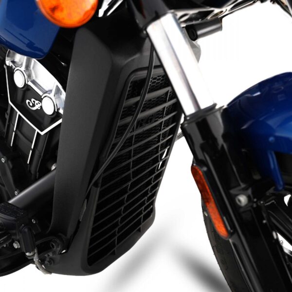 PRO Radiator Guard BLACK - Indian Scout (Bobber) (Sixty) 20-,