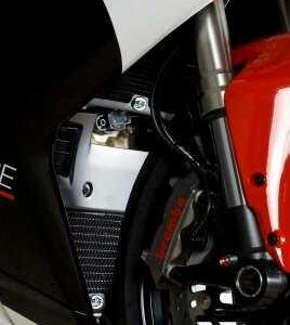 Radiator Guard set BLACK - (pair) Ducati 848 / 1098 / 1198