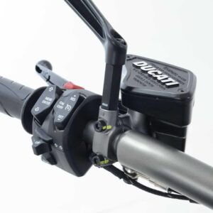 Mirror Risers, Diavel, Diavel Strada, X-Diavel (S), Diavel 1260(S), V4 Diavel 23-, Monster 1200(S), Monster 797/821, Sfighter V4(S) 20-, Sfighter V2 22-, Rieju RS3 125, Yamaha Majesty S / S-Max 14-