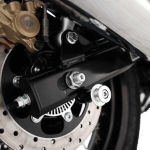 R&G Elevation series Padd. Std. Bobbins, Tri Tiger 800/XRx/XCx/XCa, MZ1000, ZX636 13- (not with std. exh.), Z900/650, Ninja 650, various MTS models, TITANIUM