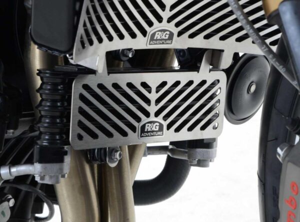 Stainless Steel Oil Cooler Guard, Triumph Speed Triple 11-15 / Speed Triple S 16- / Speed Triple R 16- / Speed Triple RS 18-20