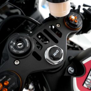 Top Yoke Cap, Suzuki 1000/1050 V-Strom (XT) 14-, GSX-S 1000 (FA) (GT 22-) / GSX-S950, Katana 19-, Yamaha YZF-R1 15-, YZF-R1M 15-, YZF-R6 17-, MT-10, Honda Africa Twin all years, Africa Twin Adventure