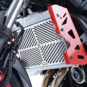 Stainless Steel Radiator Guard, BMW S1000RR 15-18 (see SCG0003SS for stainless oil cooler guard)
