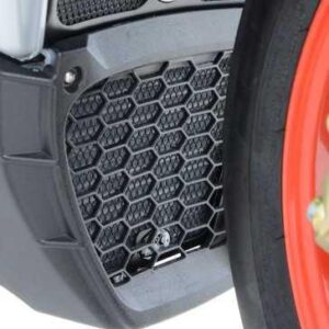 Oil Cooler Guard, BLACK, Aprilia V4 Tuono 1100 15- , RSV4 RR 15- , RSV4 RF, RSV4 1100 Factory 19-
