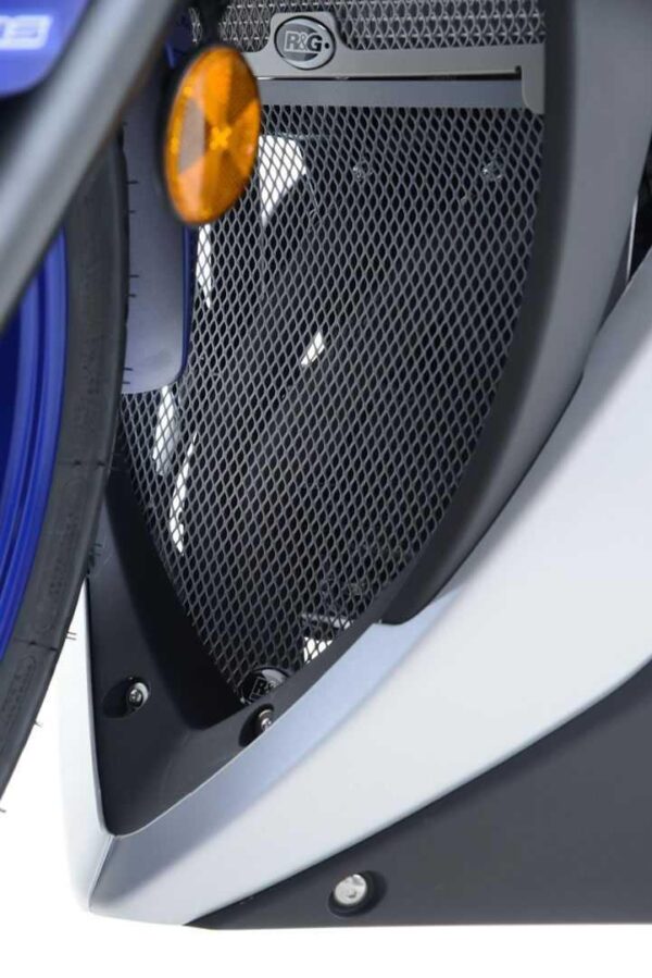Downpipe Grille, TITANIUM, Yamaha YZF-R25 14-18 / R3 15-18