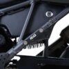 Rear Footrest Plates (pair, BLACK), Honda CRF1000L Africa Twin
