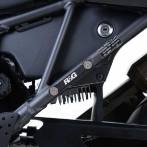 Rear Footrest Plates (pair, BLACK), Honda CRF1000L Africa Twin
