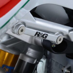 Rear Footrest Plates (pair, silver), MV Agusta F4 1000R 10- / F4RR / F4RC