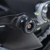 Cotton Reels, BLACK - Ducati 899/959 Panigale, Aprilia RS660 21-, 660 Tuono 21-, Tuareg 660 22-, Yamaha YZF-R125 19-21, MT-125 20-, Bucci BR12GP 19-20