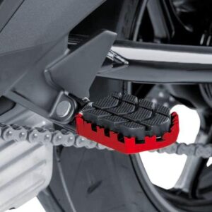 FOOTPEGS HI-TECH ENDURO RIG/LEFT C/RED