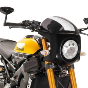 WINDSHIELD C/CARBON FOR XSR900 16-18 C/DARK SMO