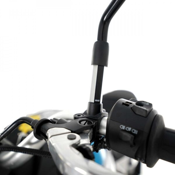 Mirror Risers, Indian Scout 2015- / Scout Bobber / Scout Sixty / FTR1200(S) 19- / CFMoto 700CL-X 21- (all variants)