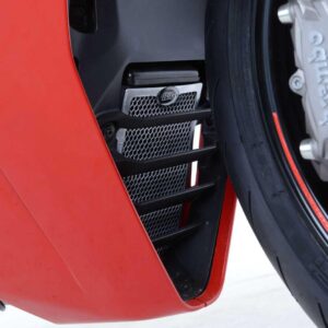 Oil Cooler Guard, BLACK, Ducati Supersport (S) 17-20 / 950 Supersport (S) 21-