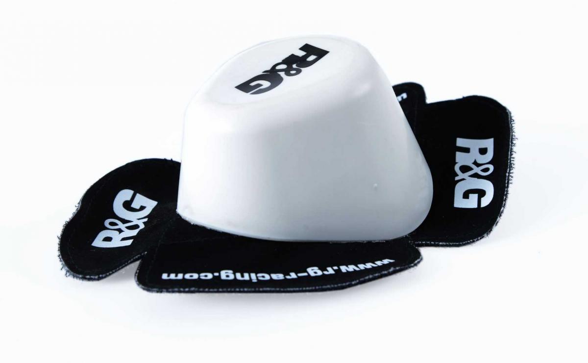 Aero Knee Sliders (pair, opaque / white) WET style (thicker than standard)