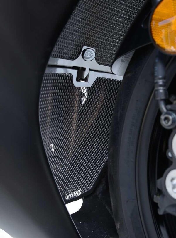 Downpipe Grille, BLACK, Yamaha YZF-R6 17-