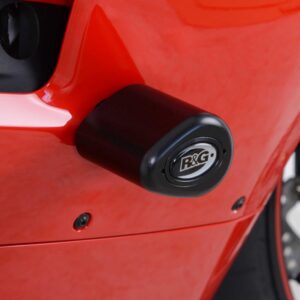 Aero Crash Protectors (WHITE), Ducati Panigale V4 / V4S / Speciale 18-19 (drill inner panel and outer fairing)