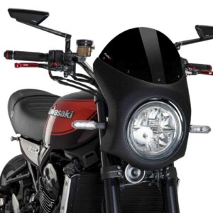 SEMIFAIRING C/CARBON LOOK KAWASAKI Z900RS 18 C/BL