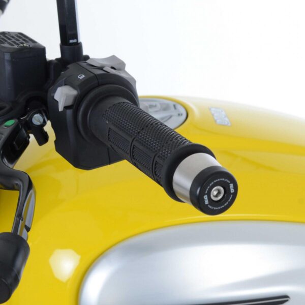 Bar End Sliders (tapered style), Ducati Scrambler 1100 / Diavel 1260(S) 21- / Diavel V4 23- / KTM 690 SMC-R 19- / Husq. Norden 901